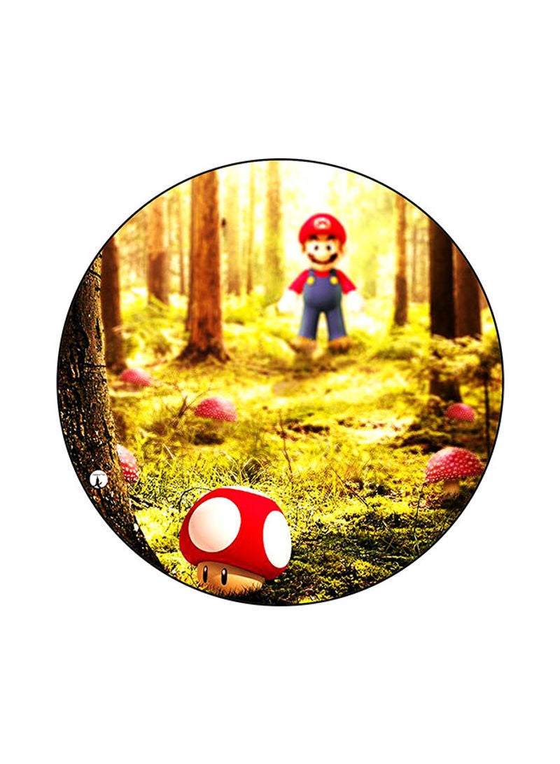 RKN The Video Game Super Mario Round Mouse Pad Multicolour