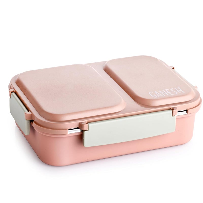 Ganesh Stainless Steel Insulated Lunch Box for School & Office, Airtight Leak-Proof, Unbreakable Lid, Snacks Tiffin Box for Kids - Image 2