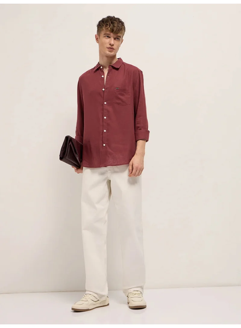 THE BEAR HOUSE Men’s Long Sleeve Shirt – Classic, Comfortable and Stylish Essential for Work, Travel or Casual Outings