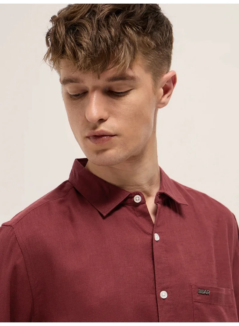 THE BEAR HOUSE  Men’s Long Sleeve Shirt – Classic, Comfortable and Stylish Essential for Work, Travel or Casual Outings for Men | Best Price UAE