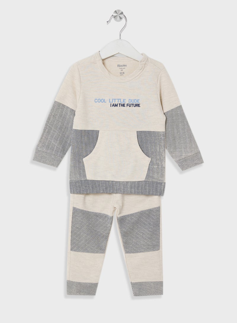 ريبلز مع نمشي طقم أطفال أولاد قطعتين - Image 1