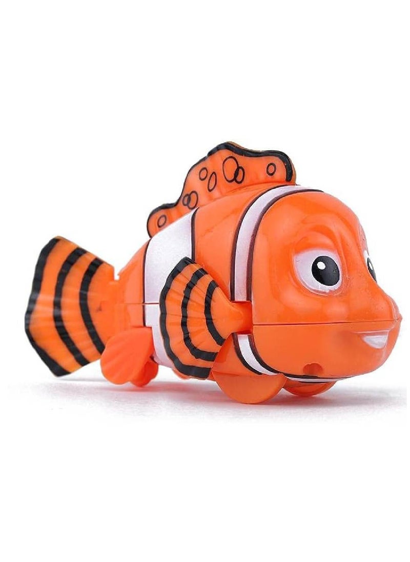 Nemo Fish Key Toy Baby Carriage, Fish Shape, Orange Color  - Image 1