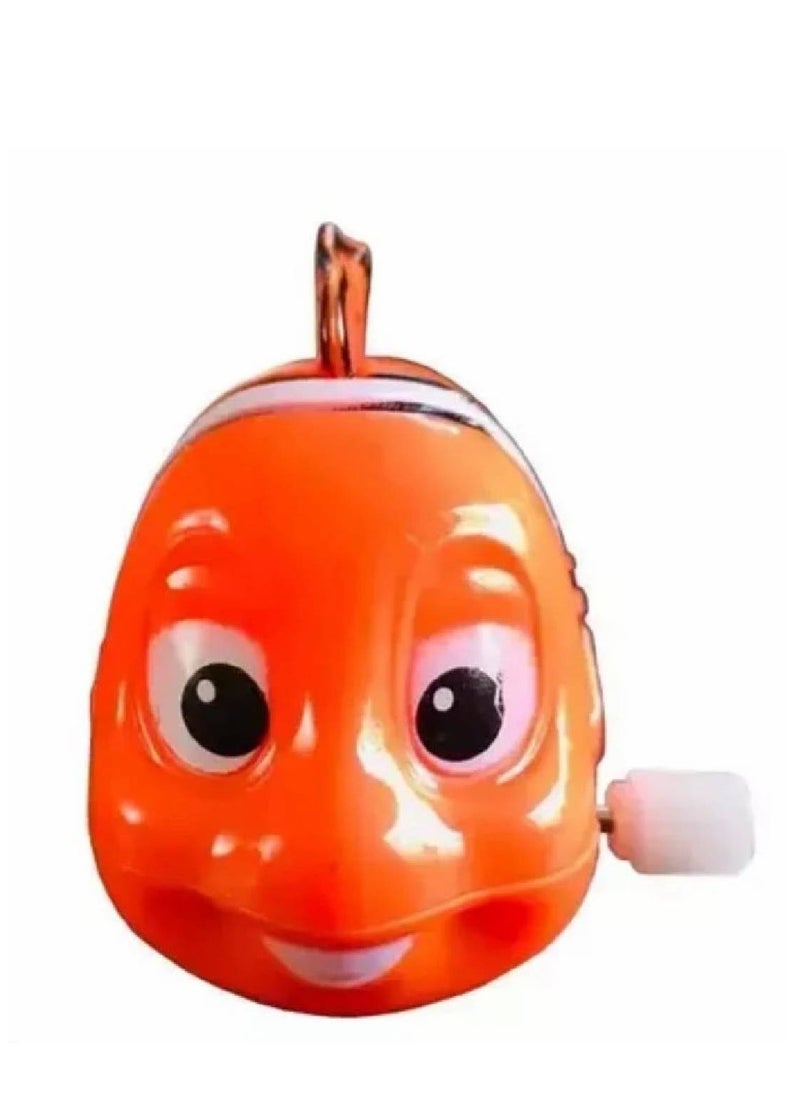 Nemo Fish Key Toy Baby Carriage, Fish Shape, Orange Color  - Image 3