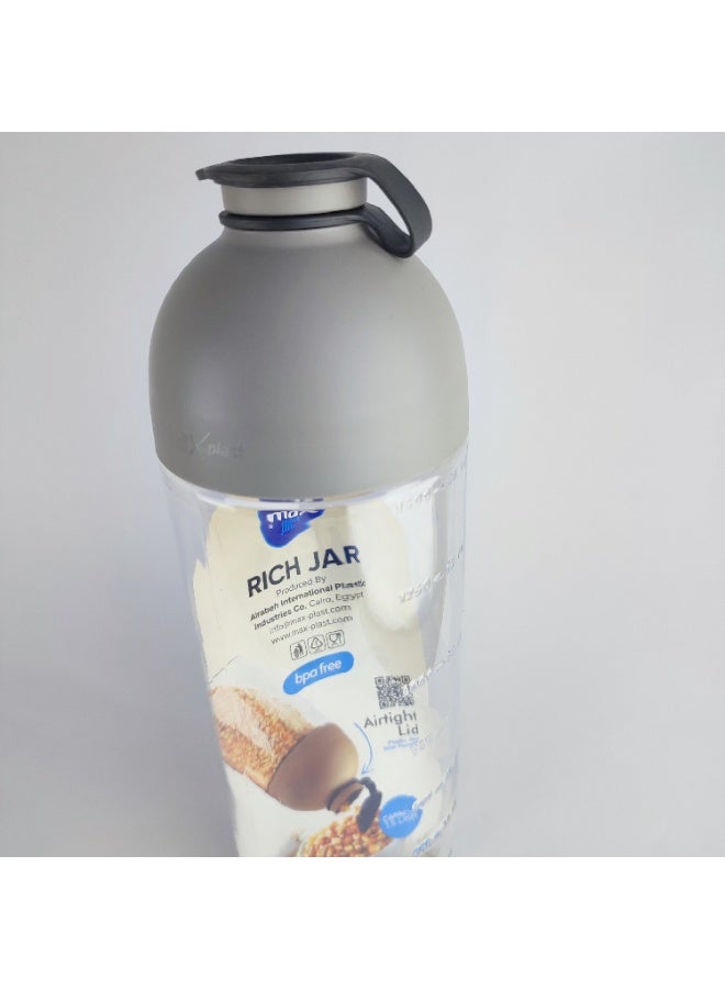 max plast Maxplast Legumes Jar – 1500 ml with Airtight Rubber Lid - Image 3