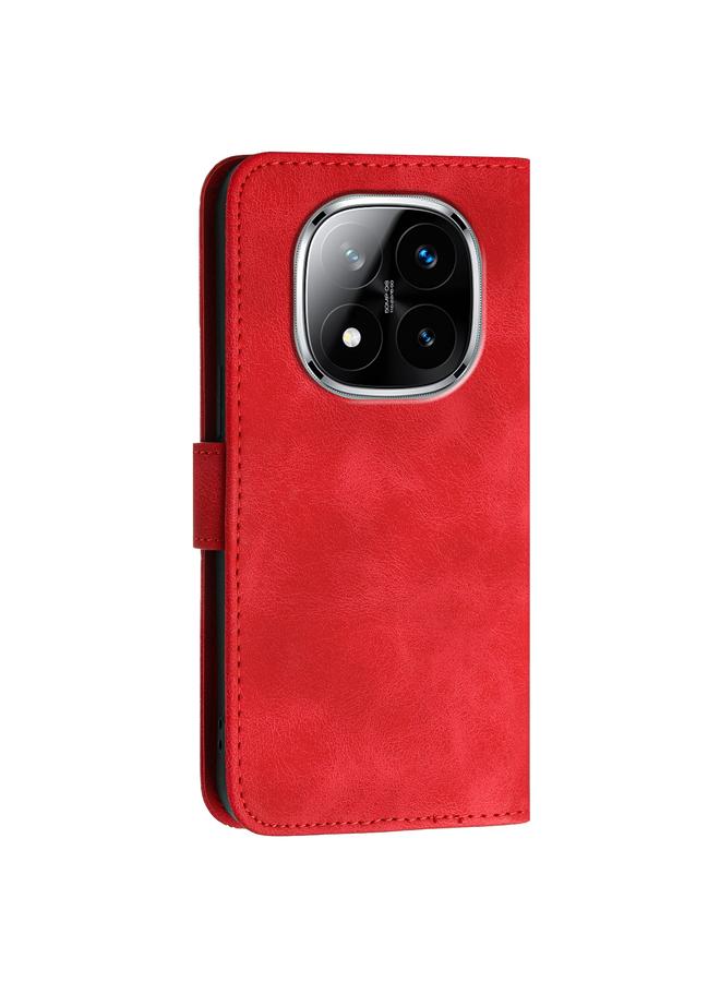 S-TOP Case For Redmi Note 14 Pro+ 5G YX0080 Grid Butterfly Embossed Pattern Leather Phone Case with Lanyard - Image 3