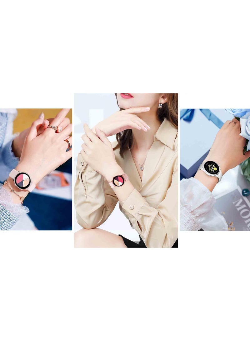 Sweet seven 10 قطع من الأربطة متوافقة مع ساعة سامسونج جالاكسي ساعة جالاكسي 5 4 40 ملم 44 ملم كلاسيكية 42 ملم 46 ملم مع إبزيم ملون لساعة جالاكسي 5 برو 45 ملم 20 ملم حزام سيليكون ناعم للنساء والرجال - Image 5