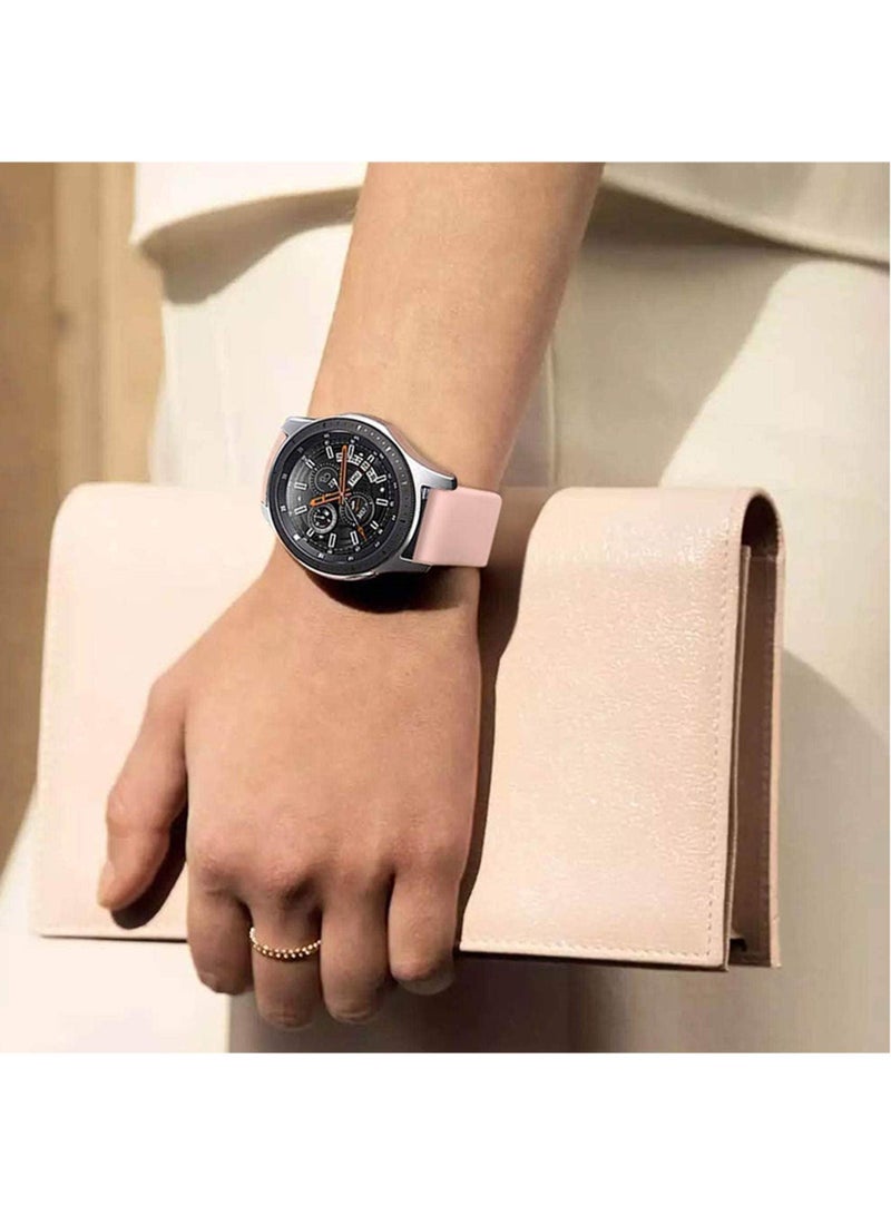 Sweet seven 10 قطع من الأربطة متوافقة مع ساعة سامسونج جالاكسي ساعة جالاكسي 5 4 40 ملم 44 ملم كلاسيكية 42 ملم 46 ملم مع إبزيم ملون لساعة جالاكسي 5 برو 45 ملم 20 ملم حزام سيليكون ناعم للنساء والرجال - Image 4