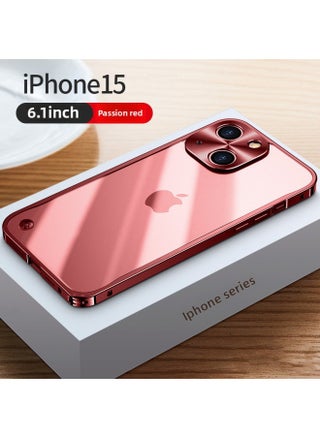 Mobile Phone Case For Iphone 14 For Iphone12promax Metal Frame 13 Transparent 11 Frosted Back Cover-Color:Spring Buckle [passion Red] Translucent Frosted Back Plate-Applicable Model:For Iphone 15 Pro - pzsku/ZD05D1DCFD42156DBD9E9Z/45/1745980047/be5075fb-fe6b-4762-9ec9-5ec7f33e189d