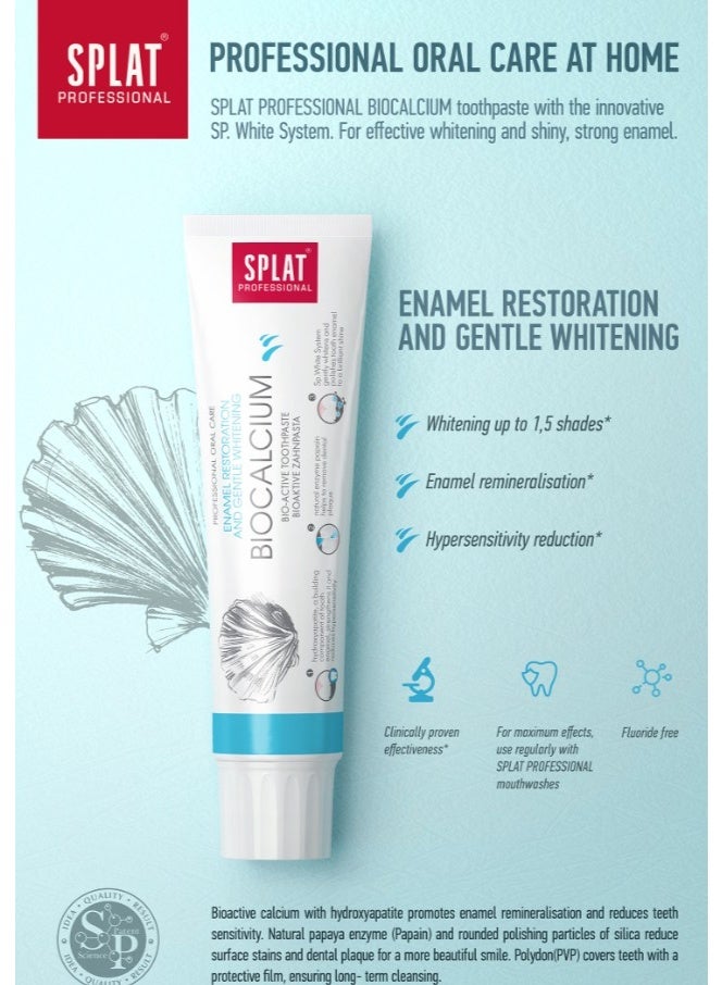 سبلات معجون أسنان سبلات بالكالسيوم الحيوي لحماية المينا - عبوة من 3 قطع سعة 100 مل - Image 4