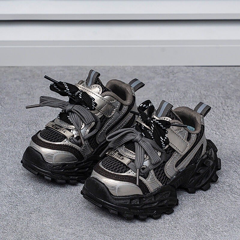 Mesh Sneakers Lightweight Flexible Sole Walking Shoes For Kids Indoor And Outdoor Activities - Image 4