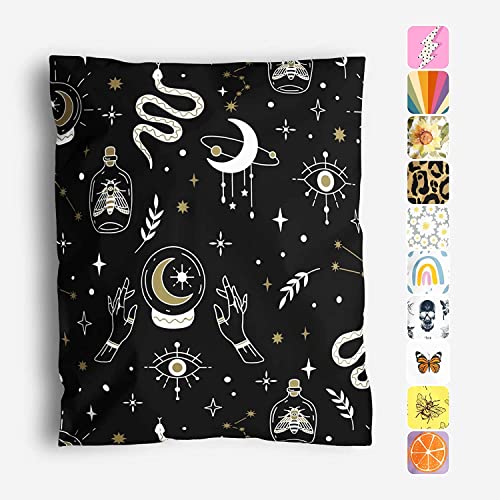 Package Mint Poly Mailers 14x19 100 Pack | Waterproof & Tear Resistant Mailing Envelopes | Small Business Supplies | Shipping Bags for Clothes | Cute Small Business Bags - Celestial Magic - Image 1