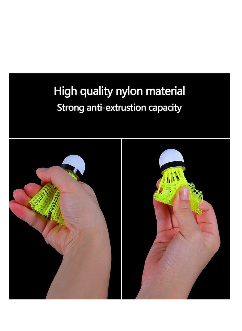 Spall 12 Pack Nylon Feather Shuttlecocks Birdies, Stable and Durable Sports Training High Speed Badminton Balls for Indoor Outdoor Game - Image 4