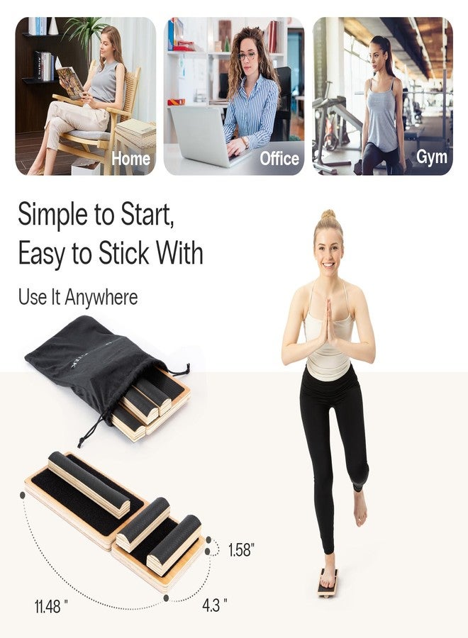 إسترونغ تك لوح التوازن سترونغ تيك لتقوية الكاحل والقدم - تحسين الثبات، وإعادة تأهيل الإصابات، وتعزيز الإحساس بالوضع - أداة تدريب قابلة للتعديل، صغيرة الحجم ومتينة - Image 4