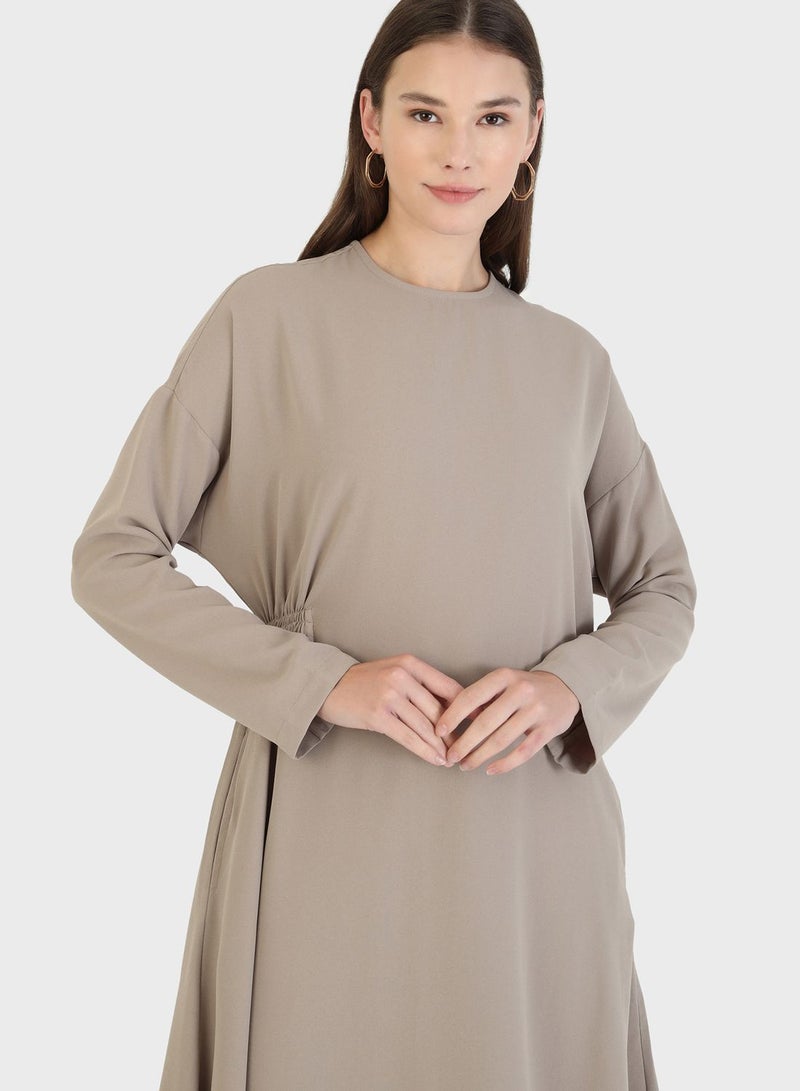 Modanisa Pocket Detail Tunic & Pants Set  - Image 1