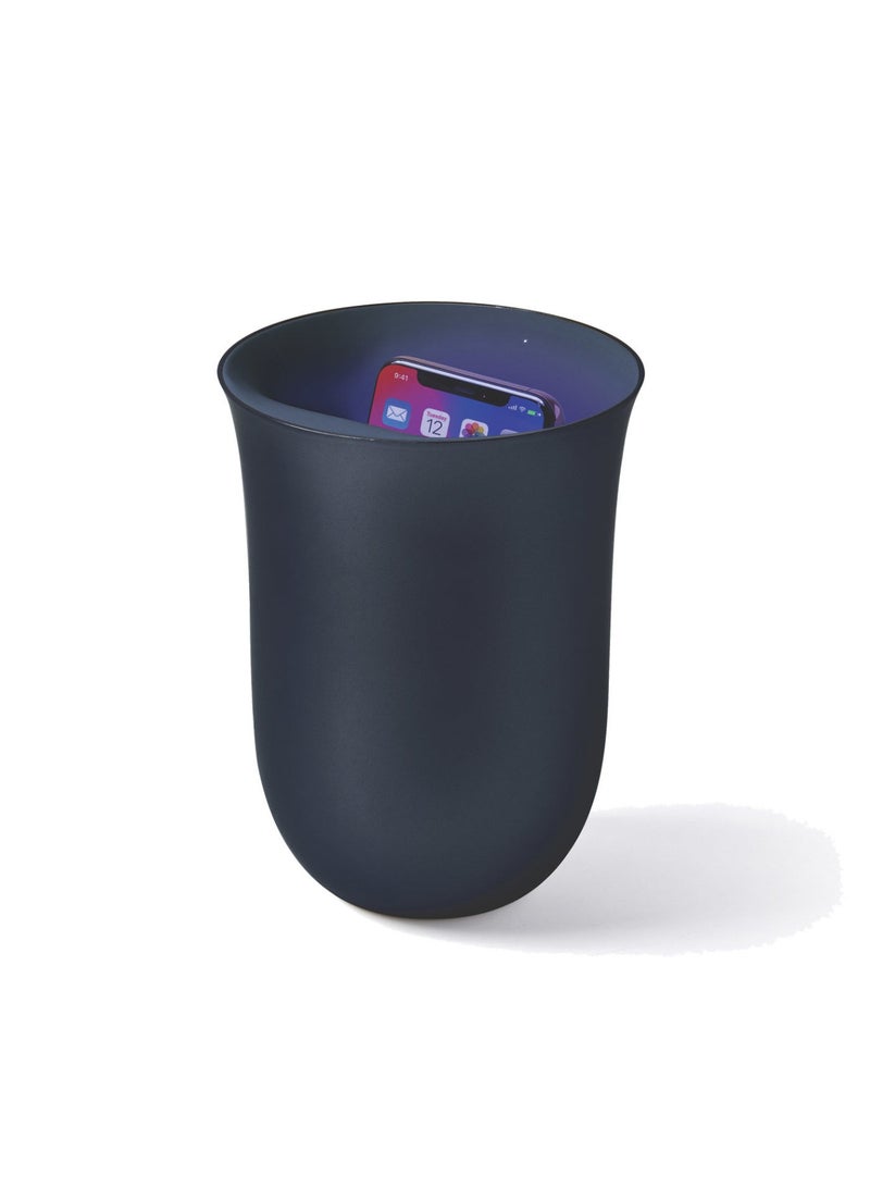 LEXON Oblio Wireless Charger And Phone Sanitizer, Uv Disinfection Light And Fast Charging Station - Image 1