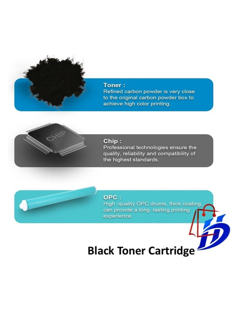 AVE-TECH TONER 507A BLACK / (CE400A) / Pages 5500 / For Used In HP / PRO M551 / MFP M570 / MFP M575 / MFP M500 - Image 3