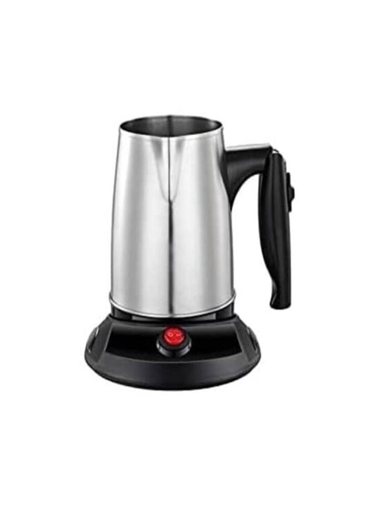 DISNIE Disnie Electric Turkish Coffee Pot, Stainless Small Brewing Coffee Machine, Portable Mocha Latte Milk Espresso Coffee Maker Teapot Kettle 500ml Gives 5 cup of Coffee CEZVE Design Coffee Maker S-3341  - Image 1