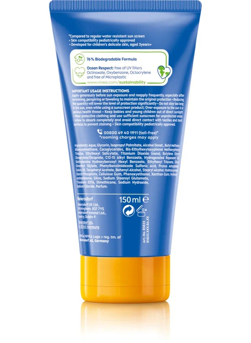 Nivea Kids Sunscreen Cream Ultra Protection SPF 50 - 150 ml - Image 2