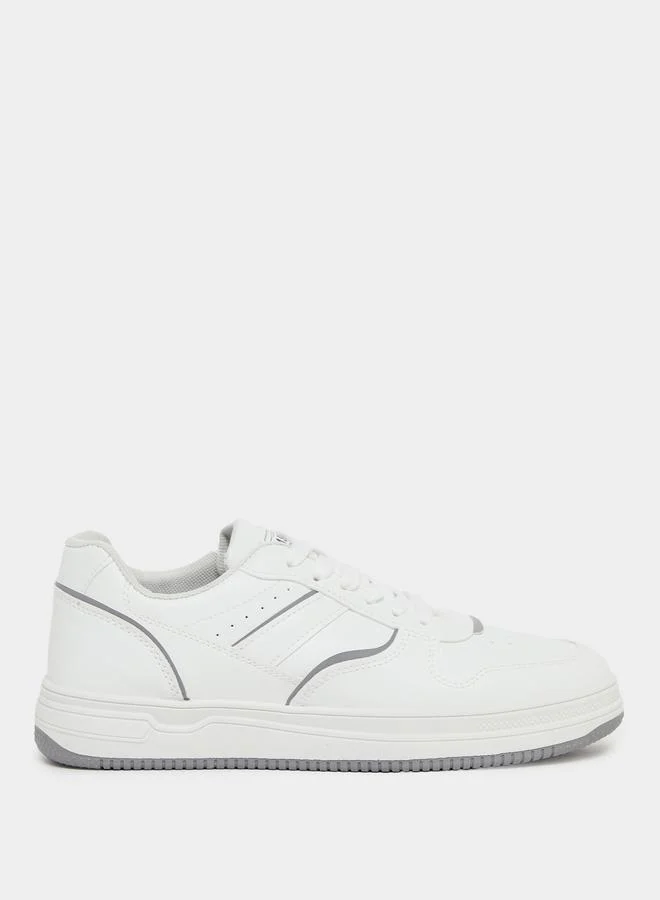Styli Styli Panelled Lace-Up Sneakers