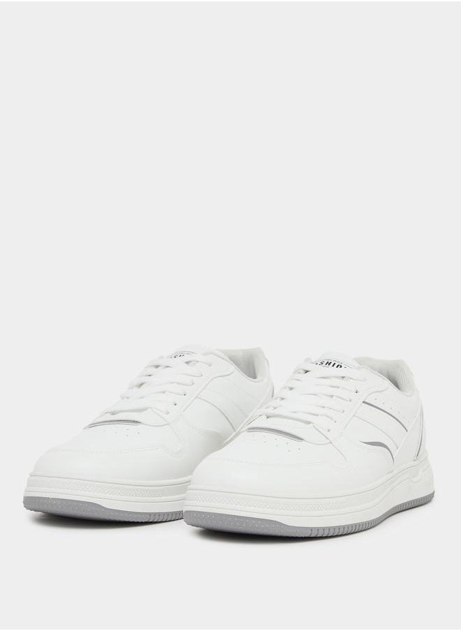 Styli Styli Panelled Lace-Up Sneakers  - Image 3