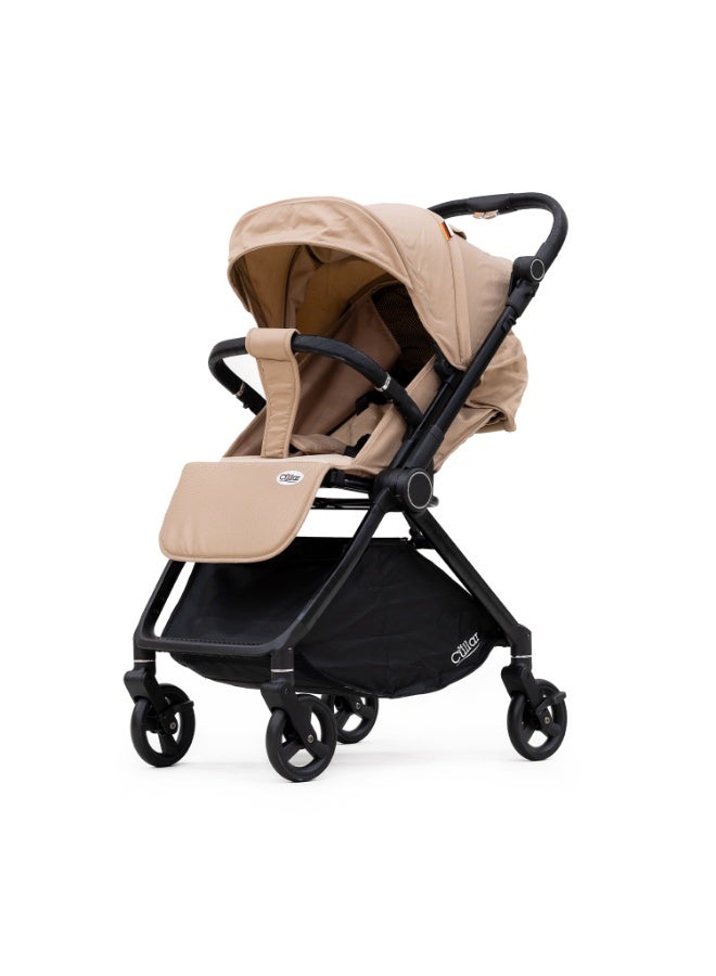 Cullar Premium Compact Baby Stroller – Lightweight & Foldable, 360° Swivel Wheels, Adjustable Reclining Seat, Reversible Handle, Large Storage Basket, Ergonomic Design, Perfect for Newborns & Toddlers, Travel-Friendly & Easy to Use - Image 2