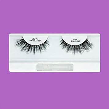 ZURI Fauxmink False Eyelashes XD8D XDimensional Natural False Lashes False Eyelashes Natural Look Thick Eyelashes With Lash Applicator Natural Eyelashes with Glue Mink Eyelashes Style 888 - Image 3