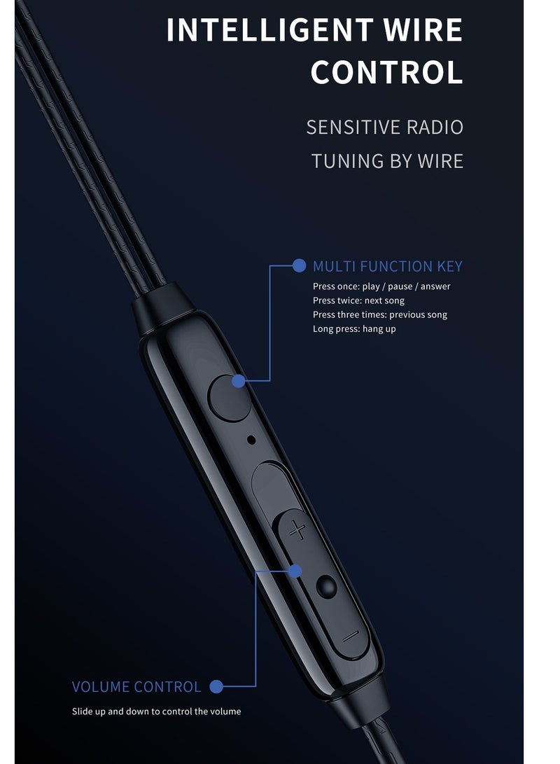 lanex LE12 Wired Type-C Earphone in Stylish Black Color Comfortable Rubber Design for Daily Use Provides Clear Sound and a Stable, Uninterrupted Listening Experience