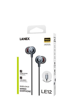 LANEX black wire Type-C rubber headphone, model LE12 - pzsku/ZD05DA9BDDB82B2EBD6D4Z/45/_/1714056470/4f738367-b612-4312-a367-be3385c4f407