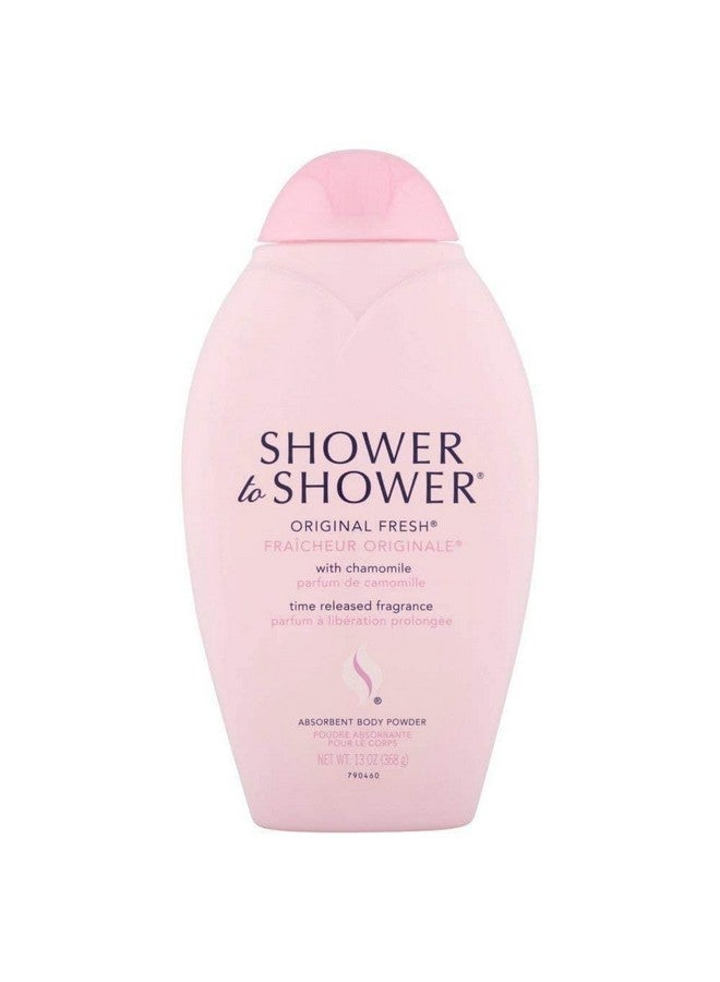 Shower To Shower Hower To Shower Absorbent Body Powder Original Fresh 13 Oz - Image 2