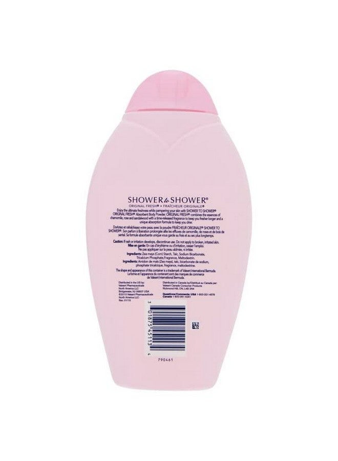 Shower To Shower Hower To Shower Absorbent Body Powder Original Fresh 13 Oz - Image 3