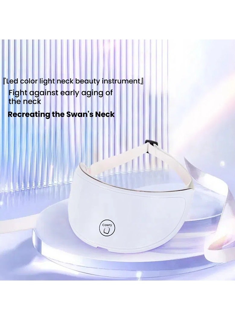 عام جهاز إعادة حيوية البشرة بالفوتونات بالأضواء الملونة LED للرقبة. هو جهاز يستخدم لإضاءة الرقبة ويتضمن إدخال تقنية لمعالجة التجاعيد في الرقبة. فهو جهاز يقدم حماية للرقبة ويعمل كأداة لتحسين جمالية الرقبة. - Image 1