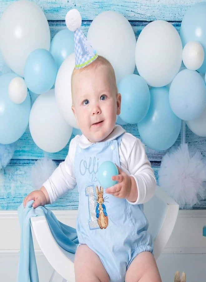 Agkvw Some Bunny Is One Birthday Hat - Petter Rabbit 1st Birthday Hat for Boys, Easter First Party Crown, Spring 1st birth Decorations - Image 2