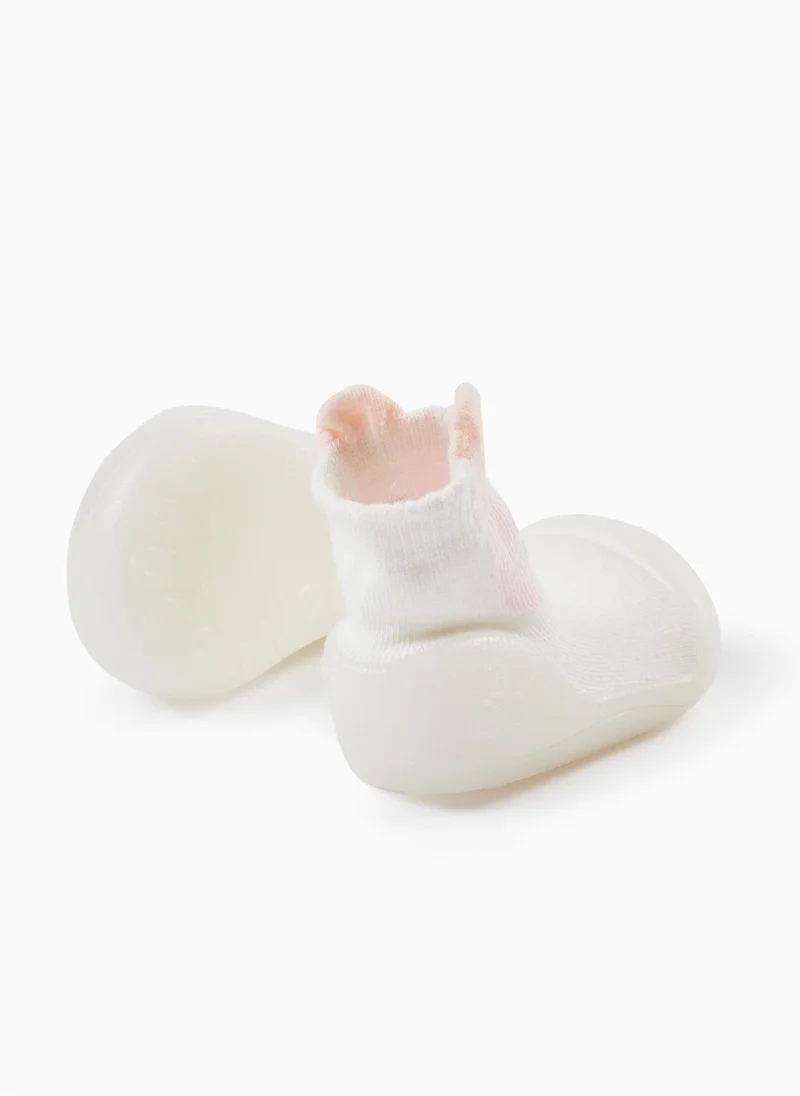 Zippy Zippy Steppies Socks With Rubber Outsole For Baby Girls