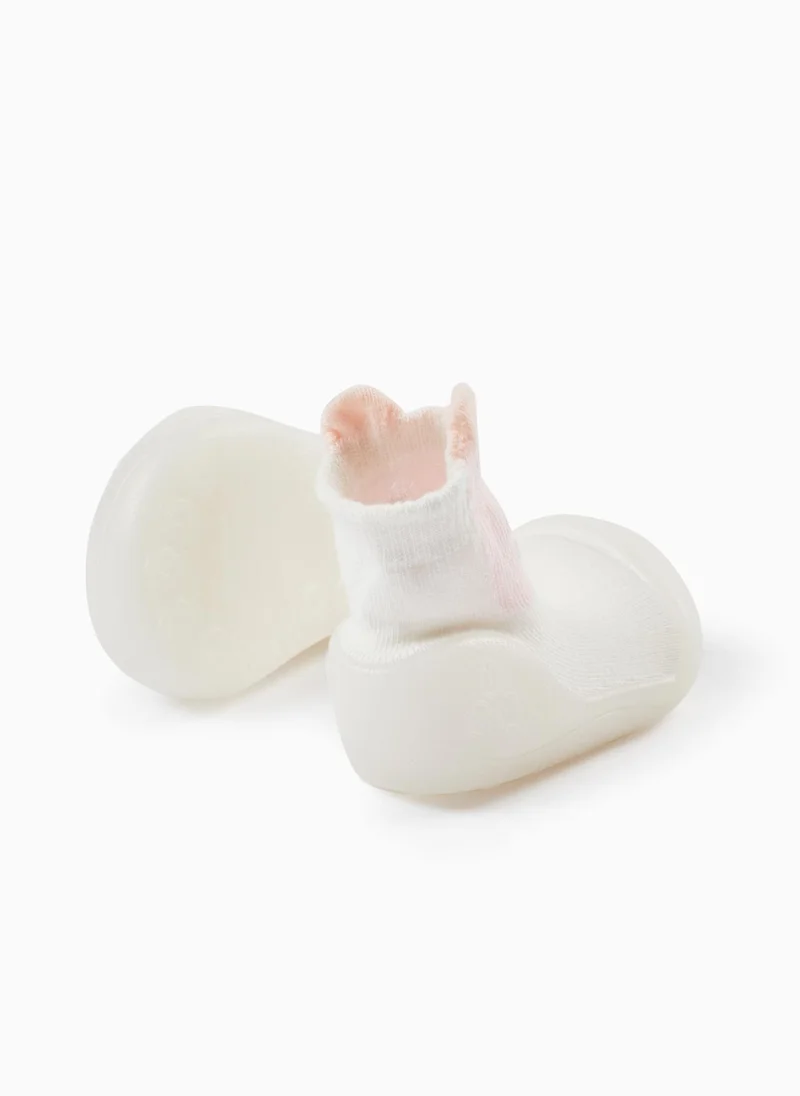 Zippy Zippy Steppies Socks With Rubber Outsole For Baby Girls