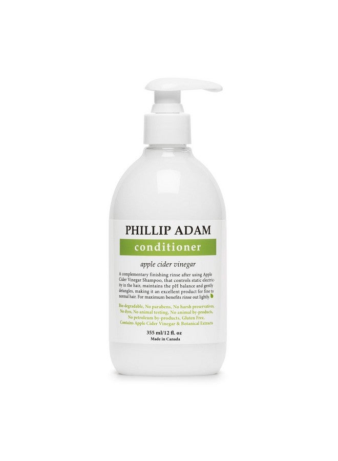 PHILLIP ADAM Apple Cider Vinegar Conditioner For Shiny Hair No Harsh Preservatives For All Hair Types 12 Ounce - Image 2