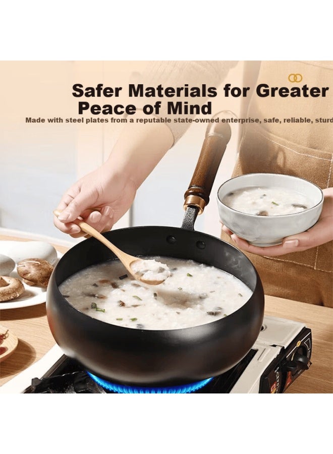 Pakchoice Zhangqiu Large Belly Iron Wok Non-coated Non-stick Stir-fry Pan Compatible With Induction Cooker And Gas Stove - Image 2