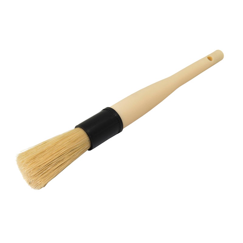 Chemical Guys Boars Hair Detailing Brush - Gentle Scratch-Free Cleaning for Wheels, Grilles, Emblems, and Interior Surfaces - Versatile Multi-Purpose Auto Detailing Brush for Deep Cleaning - Acc_S90 - Image 1