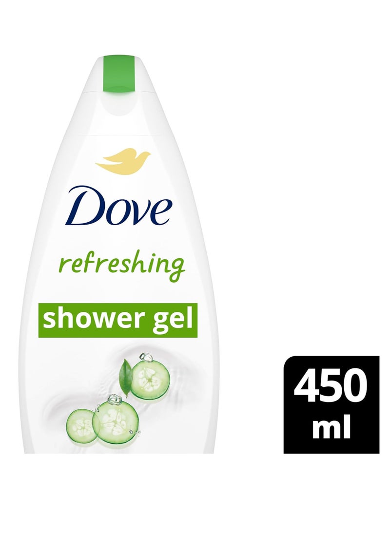 Dove Refreshing Cucumber And Green Tea Body Wash 450 ml