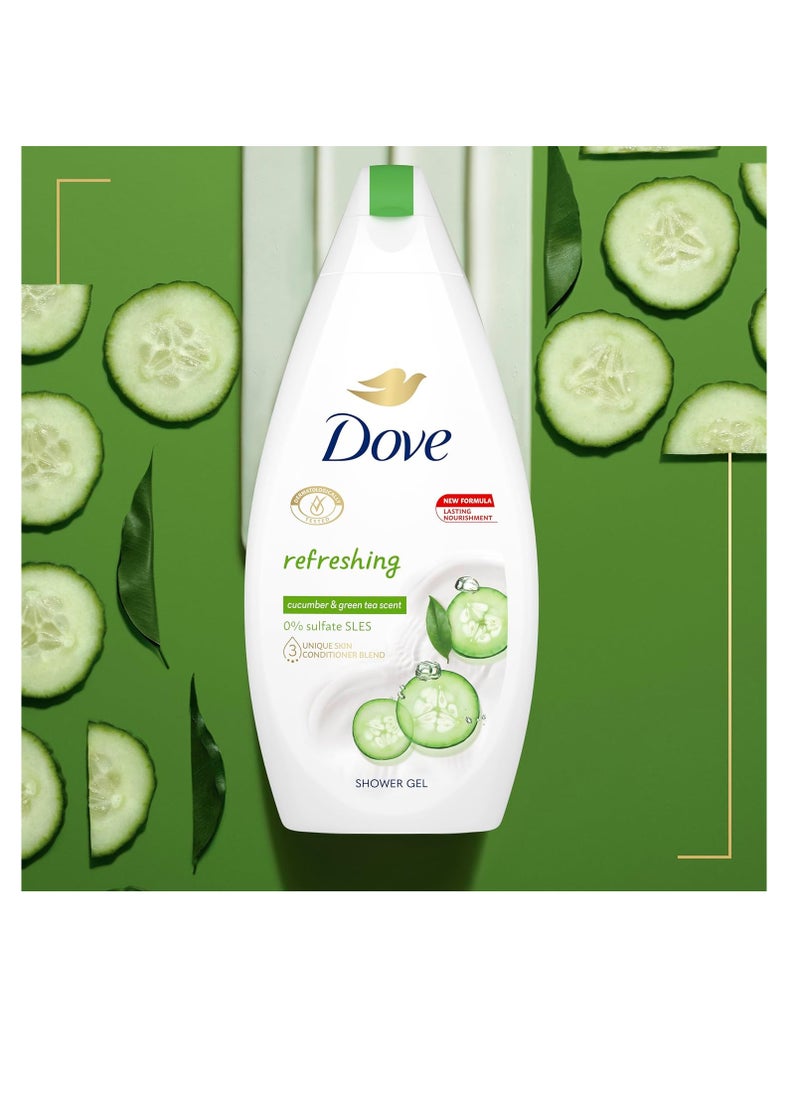 Dove Refreshing Cucumber And Green Tea Body Wash 450 ml