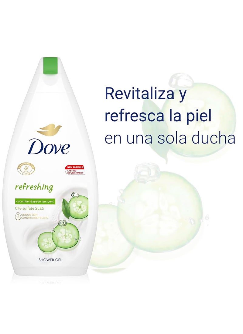 Dove Refreshing Cucumber And Green Tea Body Wash 450 ml