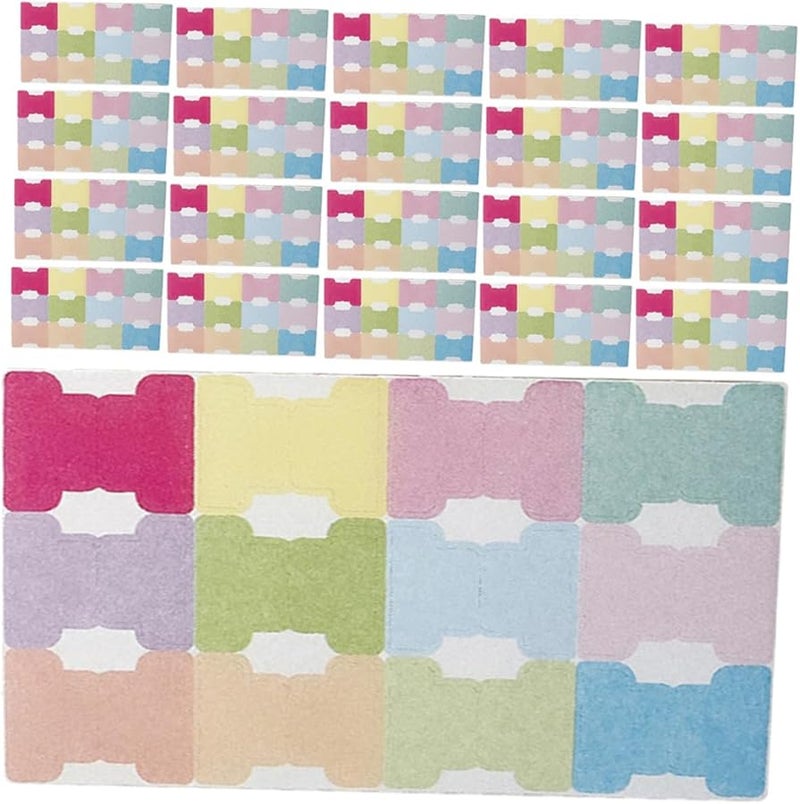 SAFIGLE 30 ورقة سميكة مقاومة للتمزق علامات تبويب لاصقة للكتب كتابة سلسة قابلة لإعادة الوضع ملصقات تحديد - Image 2