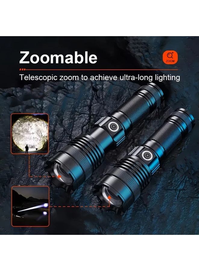 مايكروسكوب - كشاف LED قابل لإعادة الشحن، فائق السطوع، قابل للتكبير/التصغير - Image 5