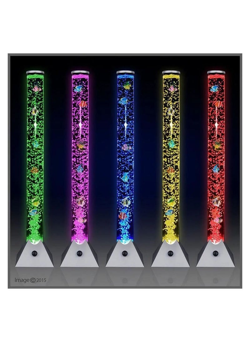Sensory Bubble Floor Lamp 7 Color Changing LED Mood Night Light Special Needs Toys for Autistic Gift for Kids, Men and Women Multicolor - Image 1