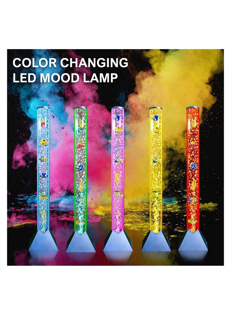 Sensory Bubble Floor Lamp 7 Color Changing LED Mood Night Light Special Needs Toys for Autistic Gift for Kids, Men and Women Multicolor - Image 4