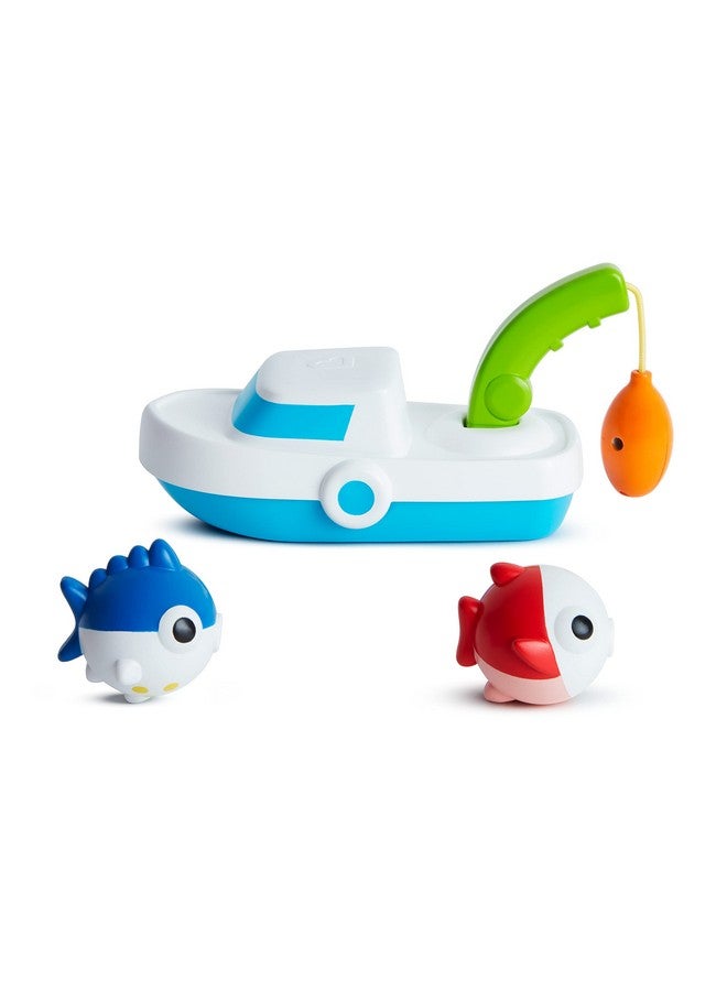 Munchkin® Deep Sea Fishin'™ Toddler Bath Toy and Game with Magnetic Fish, Boat, and Rod - Image 1