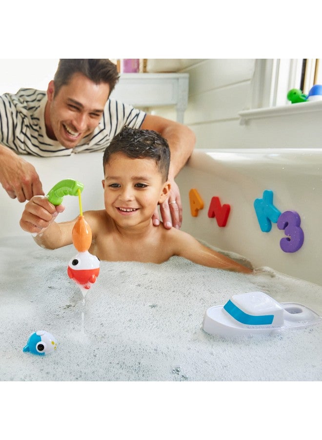 Munchkin® Deep Sea Fishin'™ Toddler Bath Toy and Game with Magnetic Fish, Boat, and Rod - Image 3