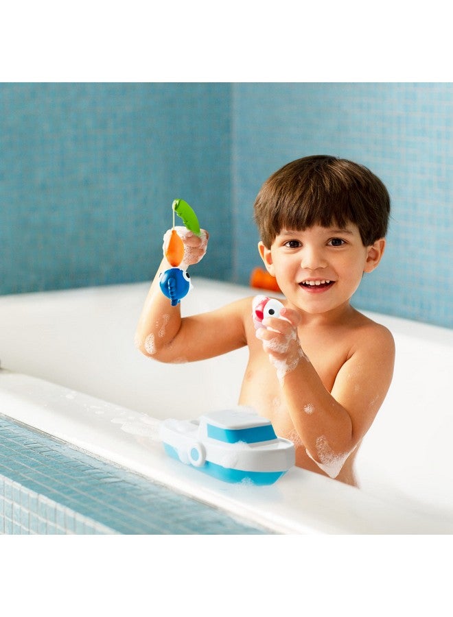 Munchkin® Deep Sea Fishin'™ Toddler Bath Toy and Game with Magnetic Fish, Boat, and Rod - Image 2