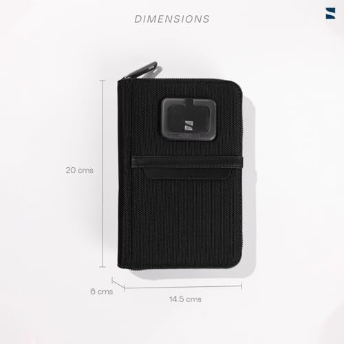scarters Travel Crossbody | Sling Bag for Passport | Travel Sling Bag | Men’s Crossbody Bag | Chest Bag for Men (Black) - Image 3