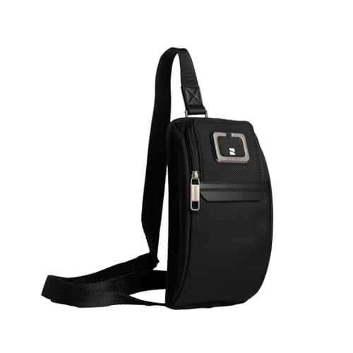 scarters Travel Crossbody | Sling Bag for Passport | Travel Sling Bag | Men’s Crossbody Bag | Chest Bag for Men (Black) - Image 1