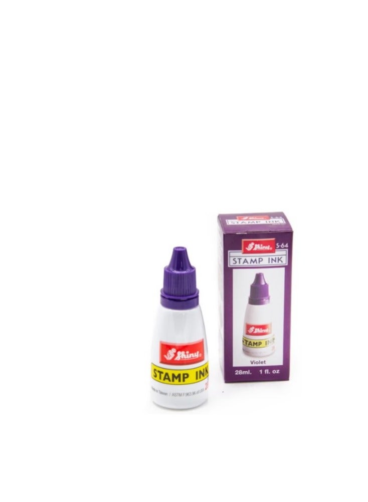 28ml Stamp Ink Bottle Violet Ink